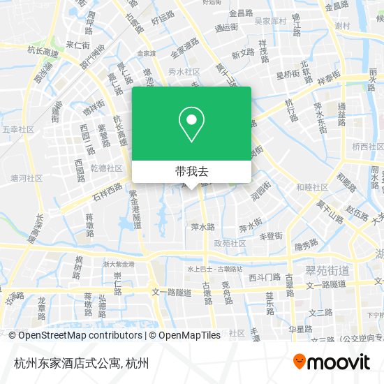 杭州东家酒店式公寓地图