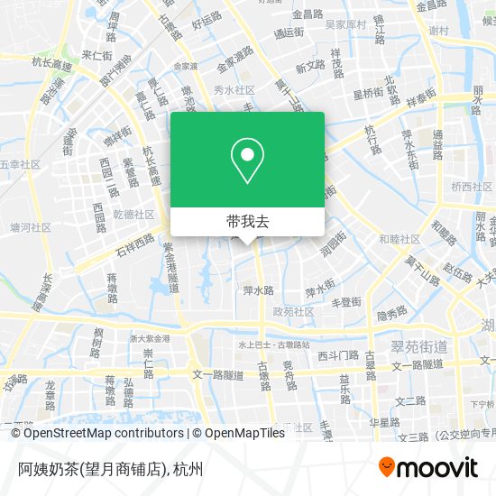 阿姨奶茶(望月商铺店)地图