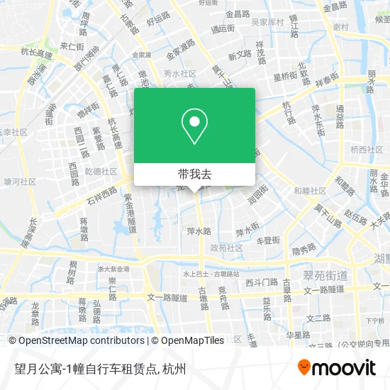 望月公寓-1幢自行车租赁点地图