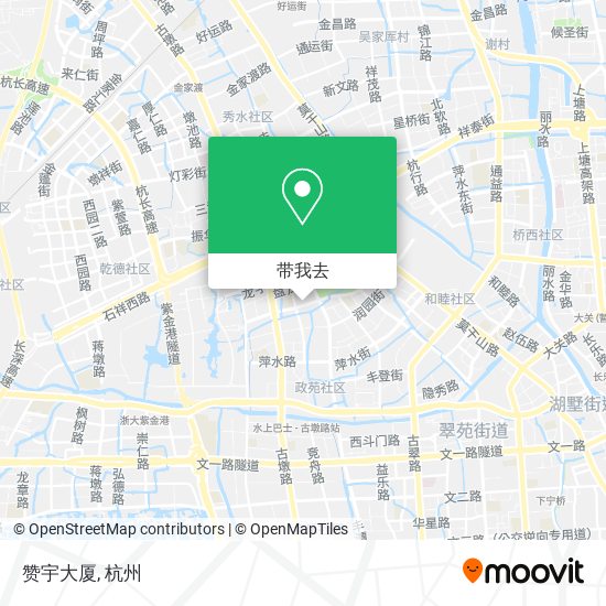赞宇大厦地图