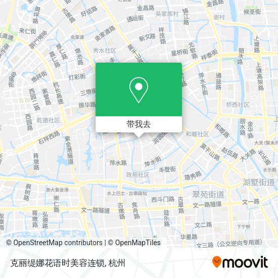 克丽缇娜花语时美容连锁地图