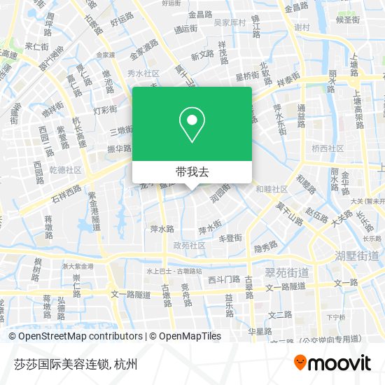 莎莎国际美容连锁地图