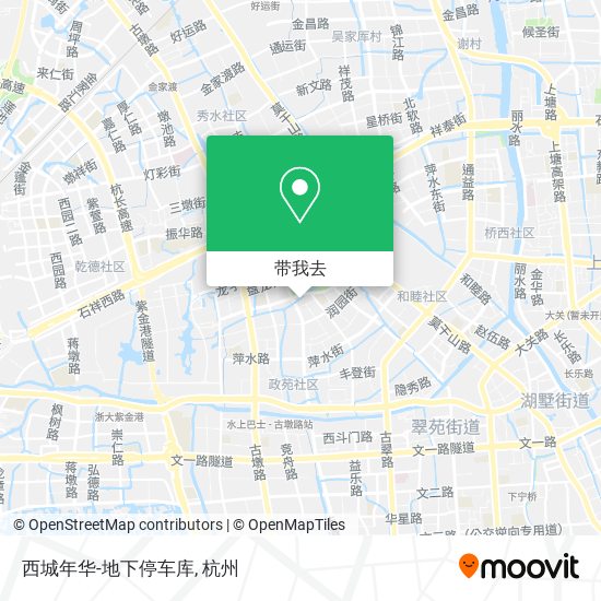 西城年华-地下停车库地图