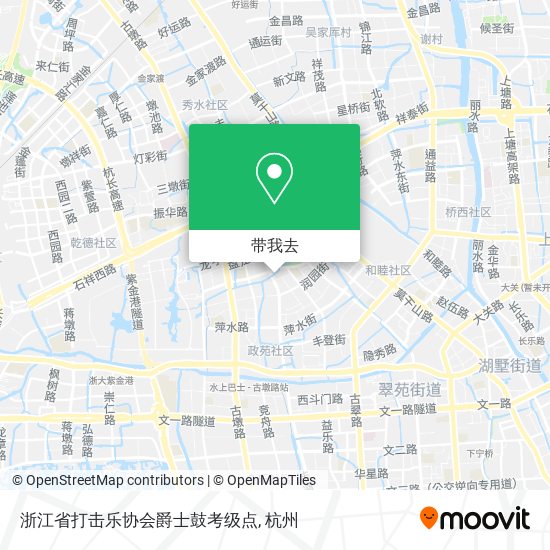 浙江省打击乐协会爵士鼓考级点地图