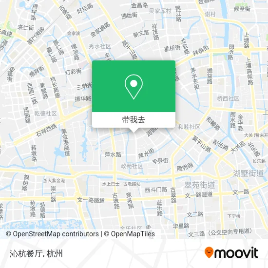 沁杭餐厅地图
