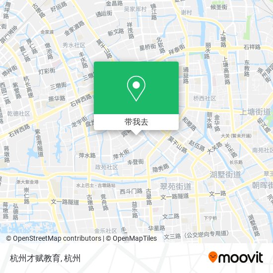 杭州才赋教育地图