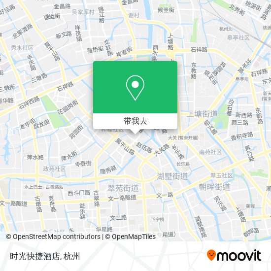时光快捷酒店地图