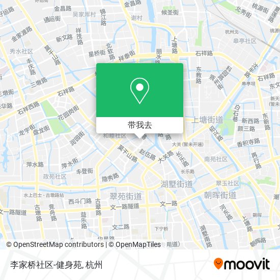 李家桥社区-健身苑地图