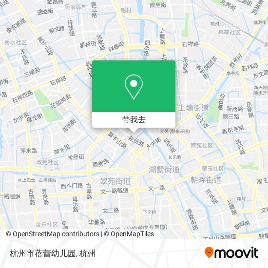 杭州市蓓蕾幼儿园地图