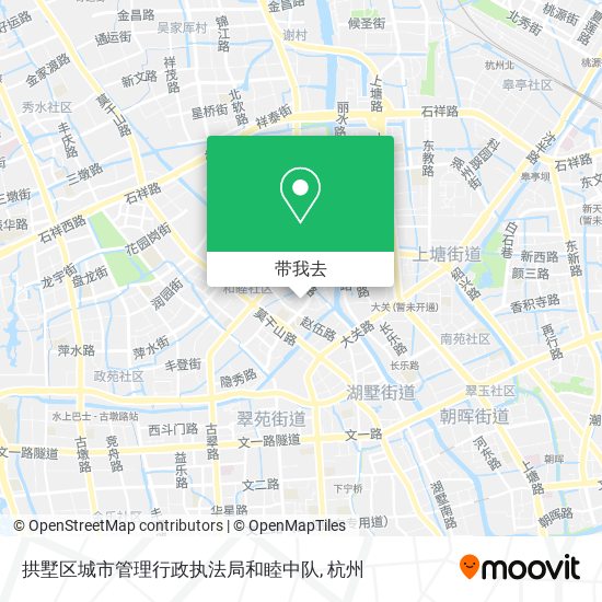 拱墅区城市管理行政执法局和睦中队地图
