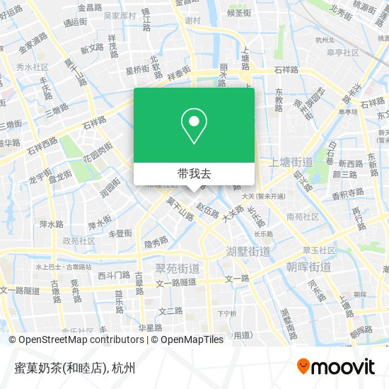 蜜菓奶茶(和睦店)地图