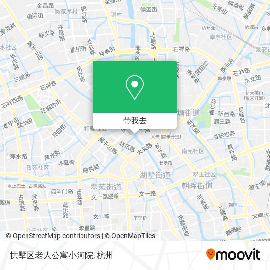 拱墅区老人公寓小河院地图