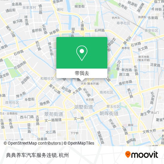 典典养车汽车服务连锁地图