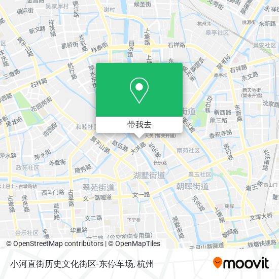 小河直街历史文化街区-东停车场地图