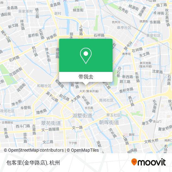 包客里(金华路店)地图