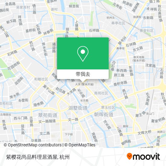 紫樱花尚品料理居酒屋地图