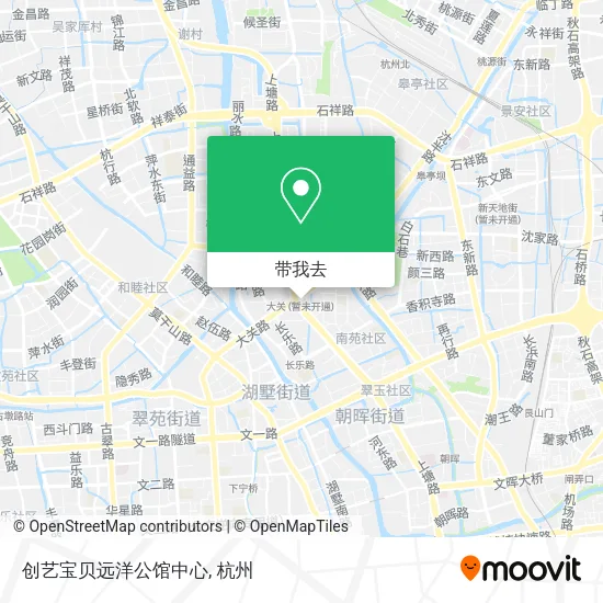 创艺宝贝远洋公馆中心地图