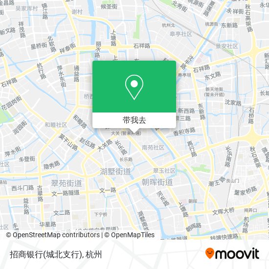 招商银行(城北支行)地图