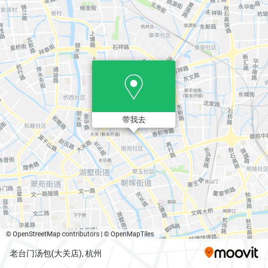 老台门汤包(大关店)地图