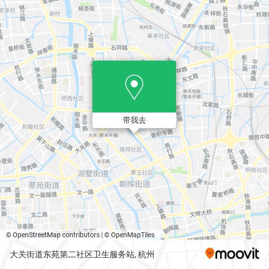 大关街道东苑第二社区卫生服务站地图