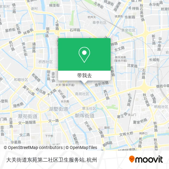 大关街道东苑第二社区卫生服务站地图