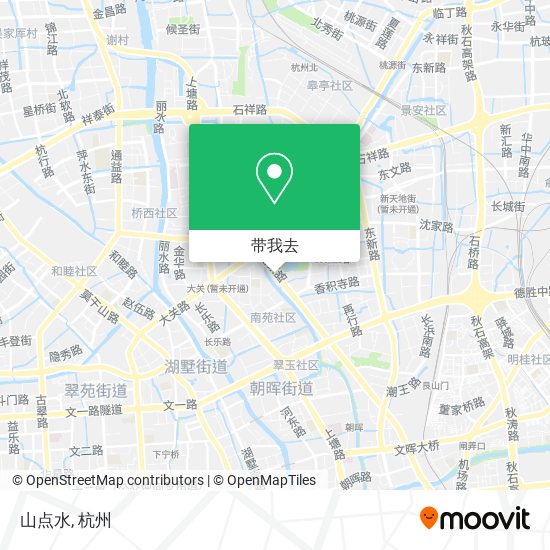 山点水地图