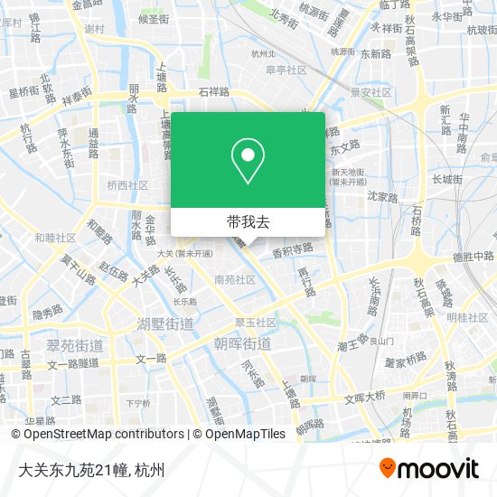 大关东九苑21幢地图