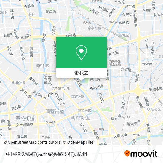 中国建设银行(杭州绍兴路支行)地图
