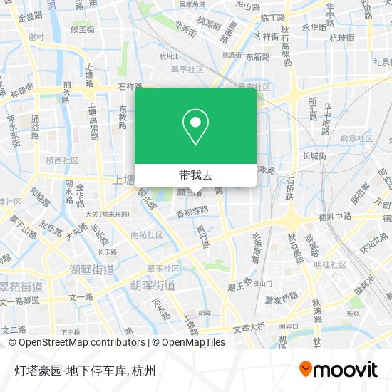 灯塔豪园-地下停车库地图