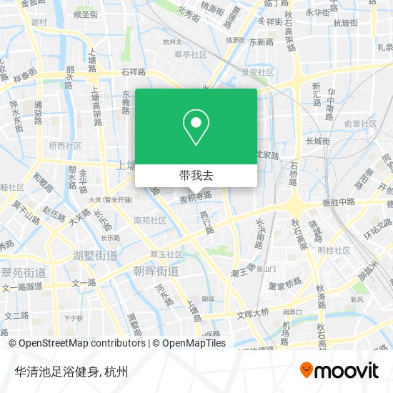 华清池足浴健身地图