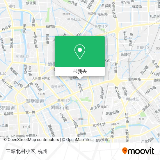 三塘北村小区地图