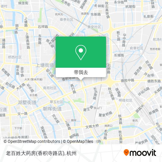 老百姓大药房(香积寺路店)地图