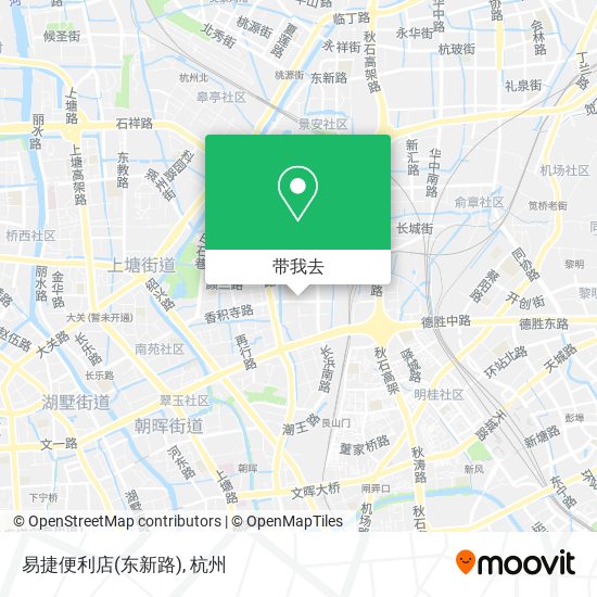 易捷便利店(东新路)地图