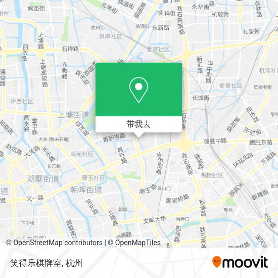 笑得乐棋牌室地图