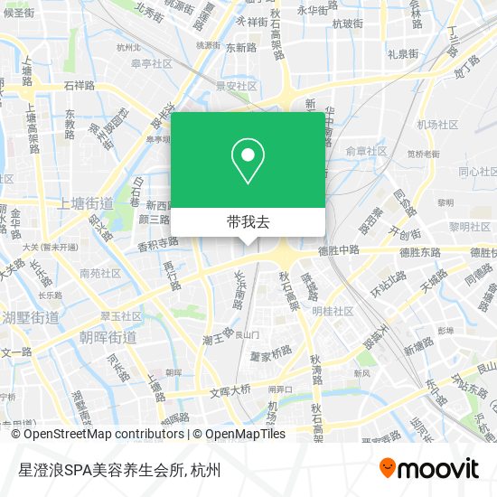 星澄浪SPA美容养生会所地图