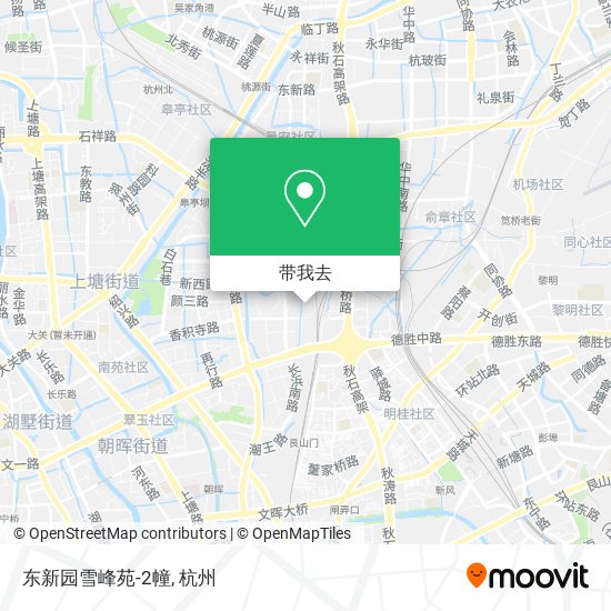 东新园雪峰苑-2幢地图