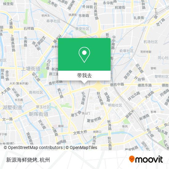 新源海鲜烧烤地图