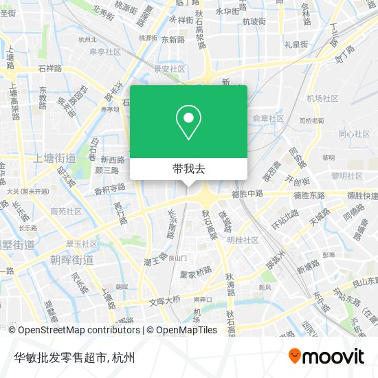 华敏批发零售超市地图
