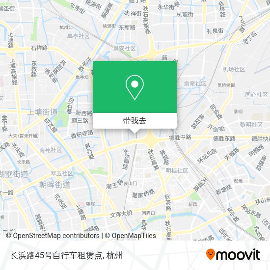 长浜路45号自行车租赁点地图