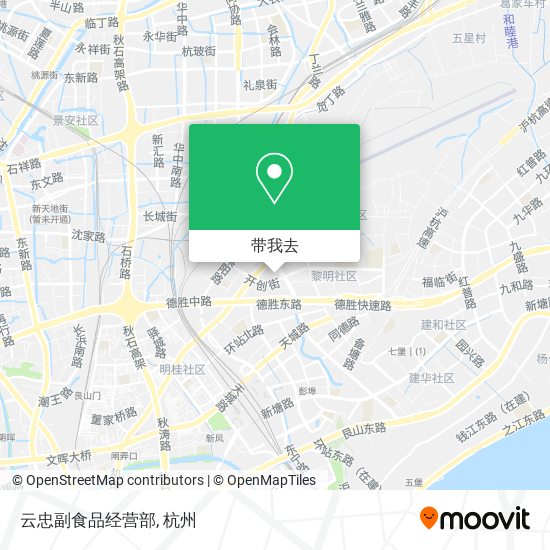 云忠副食品经营部地图