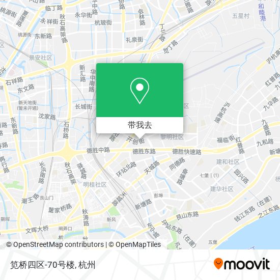笕桥四区-70号楼地图