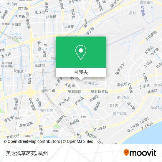 美达浅草茗苑地图