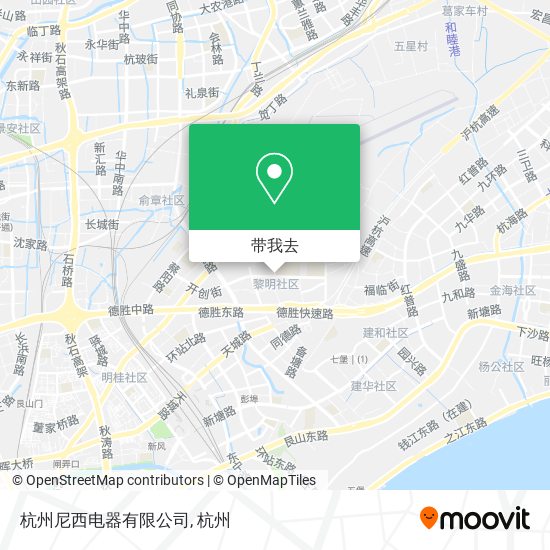 杭州尼西电器有限公司地图