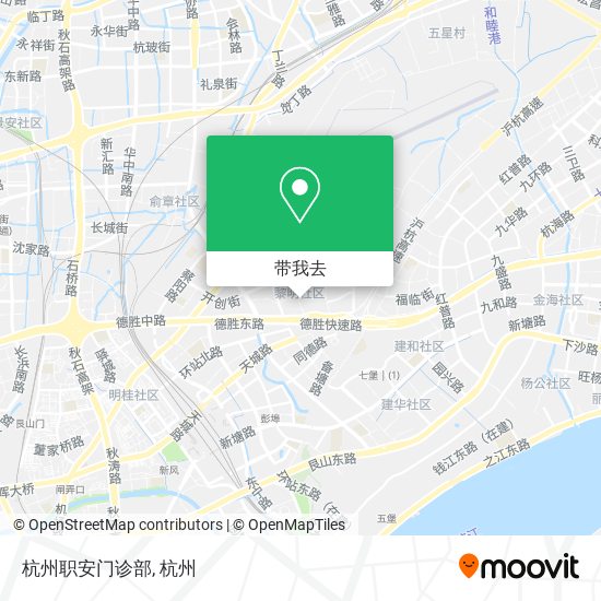 杭州职安门诊部地图