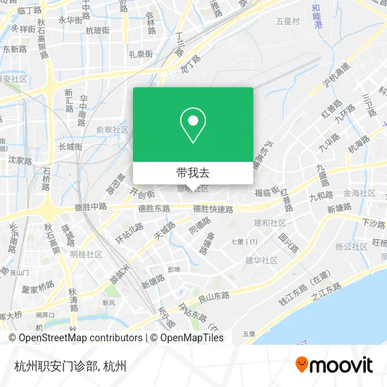 杭州职安门诊部地图