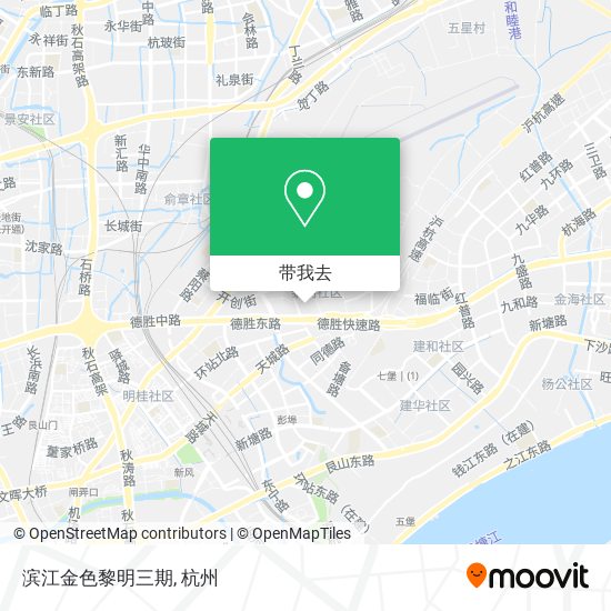 滨江金色黎明三期地图
