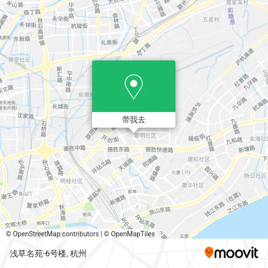 浅草名苑-6号楼地图
