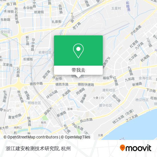浙江建安检测技术研究院地图