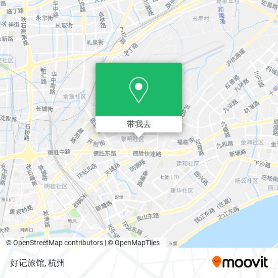 好记旅馆地图