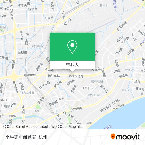 小钟家电维修部地图